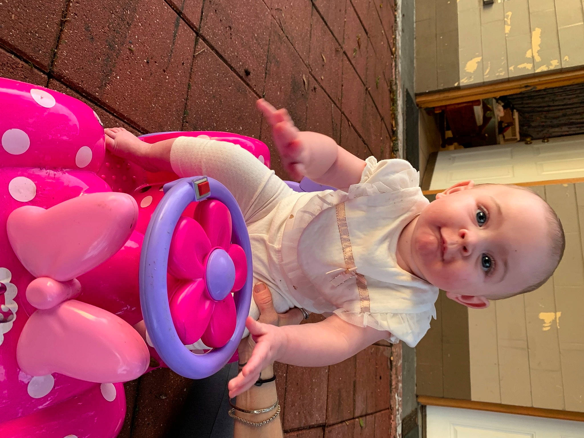 Lillianna is registered to the contest to win money with this photo: baby, baby_products, child, ear, fun, person, pink, play, product, toddler