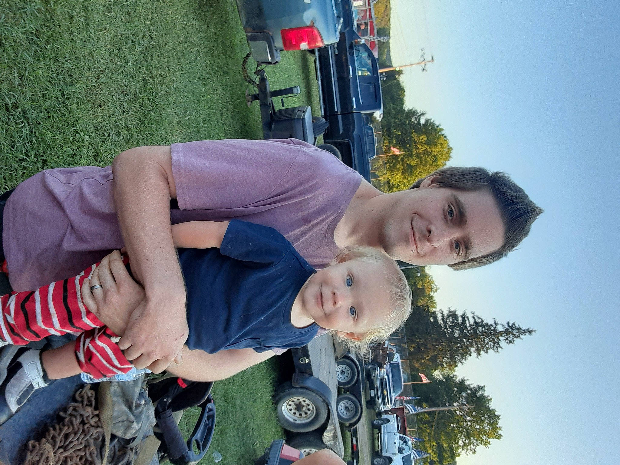 Philip joined the competition — help win amazing prizes! automotive_exterior, car, child, eyewear, fun, gesture, grass, happy, joy, leisure, motor_vehicle, people_in_nature, person, plant, sky, t_shirt, tire, travel, tree, vehicle