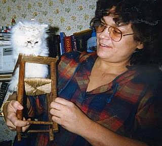 So joined the competition — help win amazing prizes! art, artist, craft, eyewear, fur, glasses, owl, plaid, sitting, smile, stuffed_toy, t_shirt, tartan, thread, toy, vision_care, visual_arts, weaving, wool