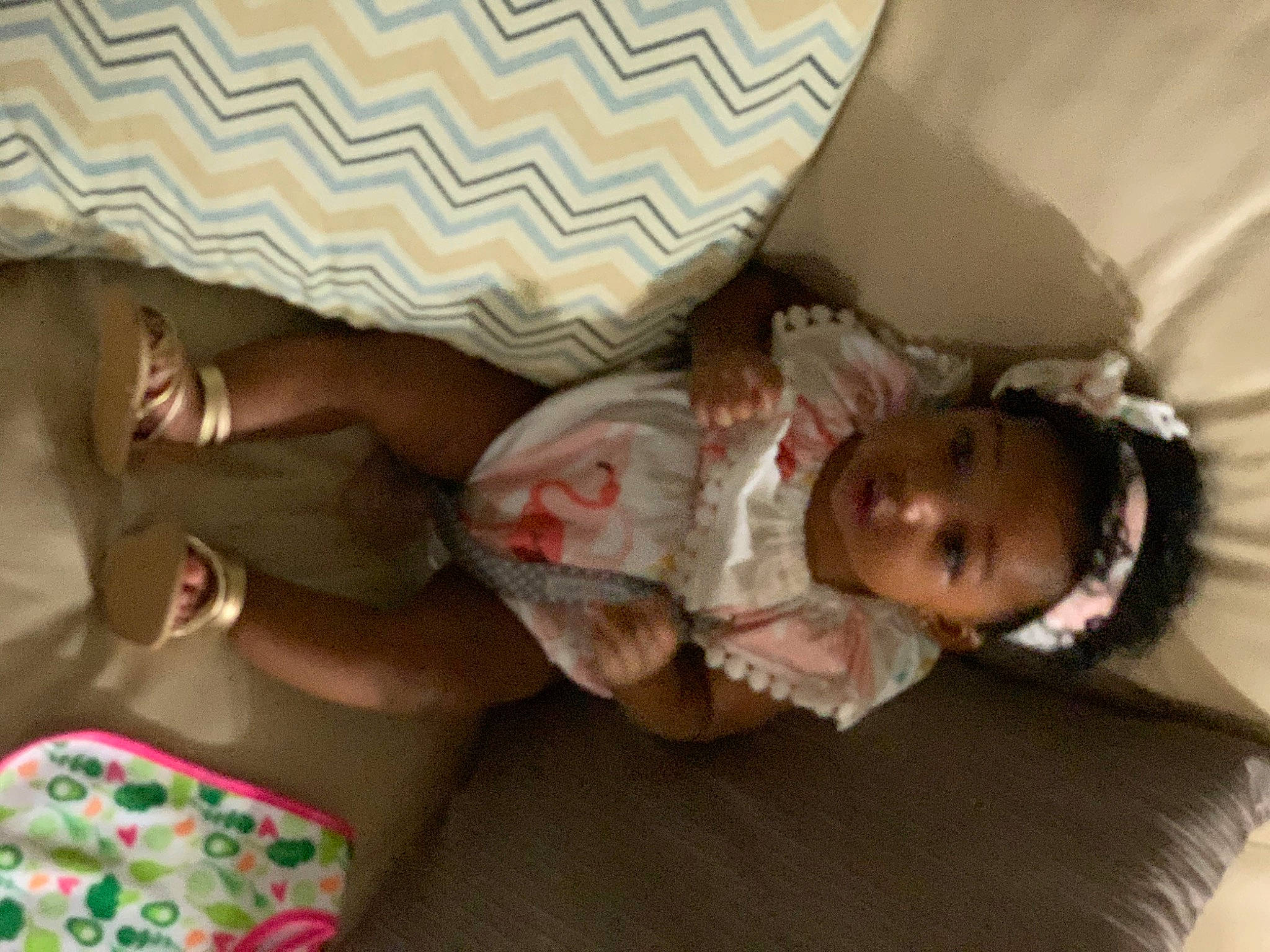 Haley joined the competition — help win amazing prizes! baby, bed, bedtime, child, comfort, finger, furniture, leg, mouth, nap, person, pillow, play, product, sleep, toddler