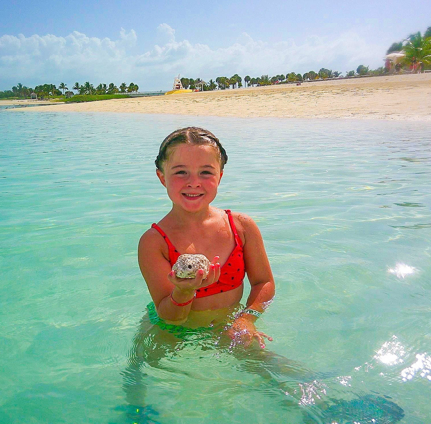 Jaida Rapuano joined the competition — help win amazing prizes! aqua, azure, beach, body_of_water, cloud, eyewear, fun, happy, holiday, joy, lake, leisure, people_in_nature, people_on_beach, person, recreation, sky, smile, summer, travel