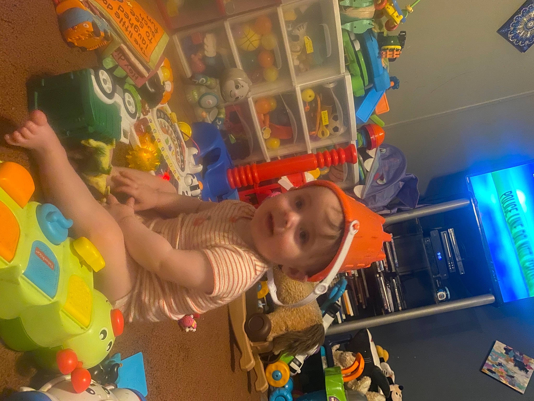 Gerrah is registered to the contest to win money with this photo: baby, baby_products, child, event, fun, games, happy, leisure, party, party_supply, person, play, recreation, room, smile, space, t_shirt, toddler, toy, visual_arts