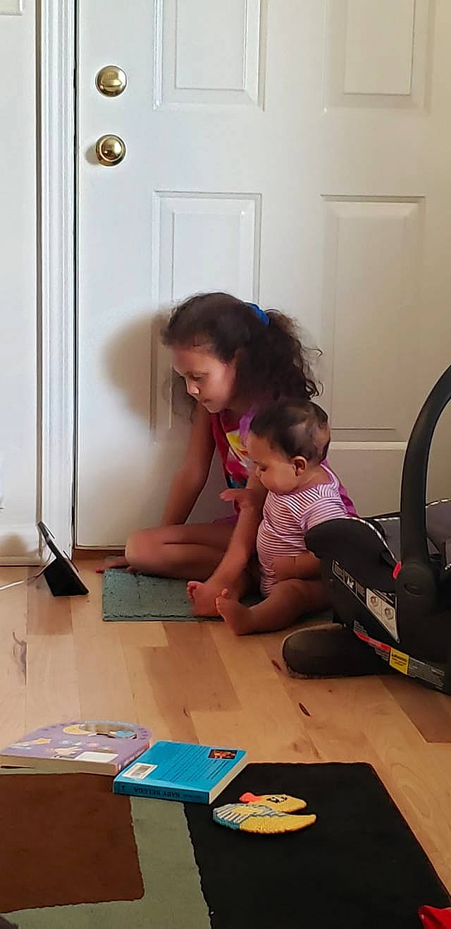 Kyndall is registered to the contest to win money with this photo: child, floor, flooring, learning, person, play, toddler