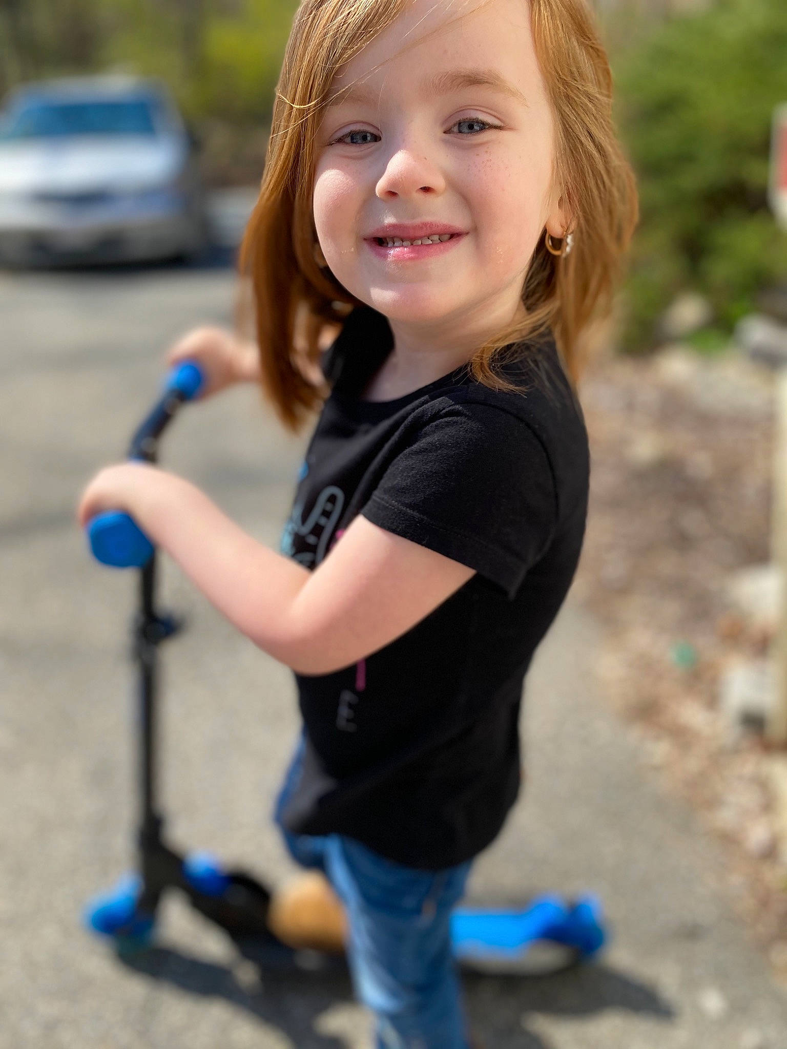 Leianna joined the competition — help win amazing prizes! blond, blue, child, child_model, electric_blue, face, fun, hair, happy, joy, laugh, person, photography, play, smile, summer, t_shirt, toddler, vacation, vehicle