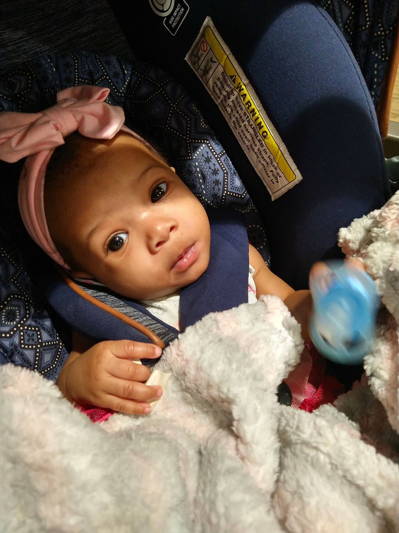 Remi joined the competition — help win amazing prizes! baby, baby_toddler_clothing, child, comfort, doll, finger, fun, fur, gesture, happy, hat, human, linens, mouth, nail, nose, person, skin, thumb, toddler