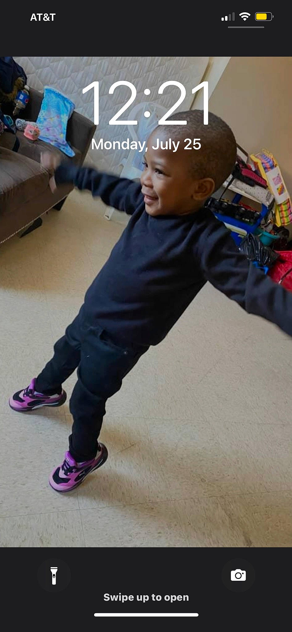 Kaeden joined the competition — help win amazing prizes! child, competition_event, electric_blue, flooring, font, fun, glove, happy, headwear, leisure, person, personal_protective_equipment, purple, recreation, room, sandal, sitting, sleeve, sports, sports_gear