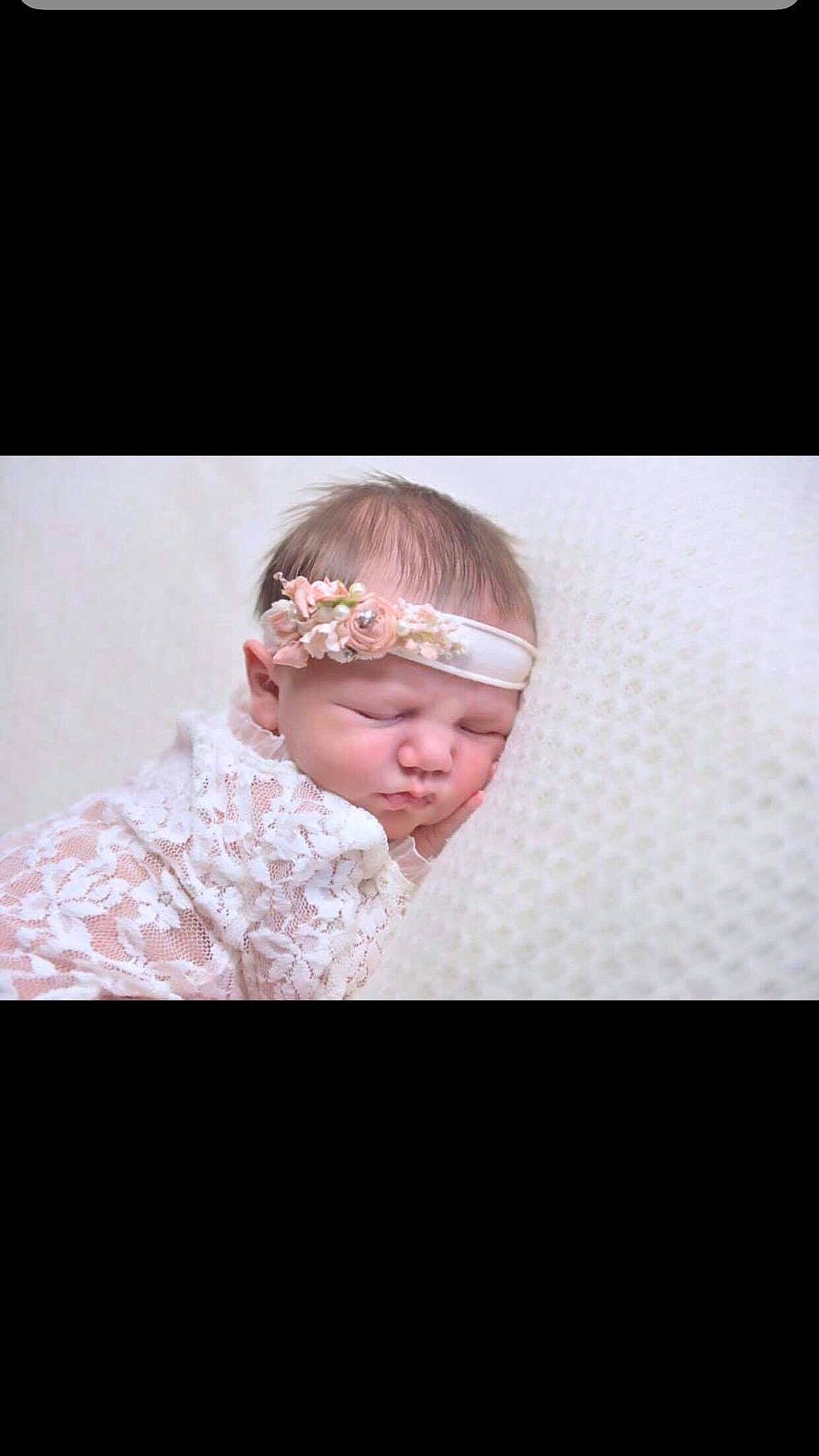 Aubriana is registered to the contest to win money with this photo: baby, cheek, child, ear, face, fashion_accessory, forehead, hair_accessory, head, headband, headgear, headpiece, nose, person, photograph, photography, pink, portrait, portrait_photography, smile