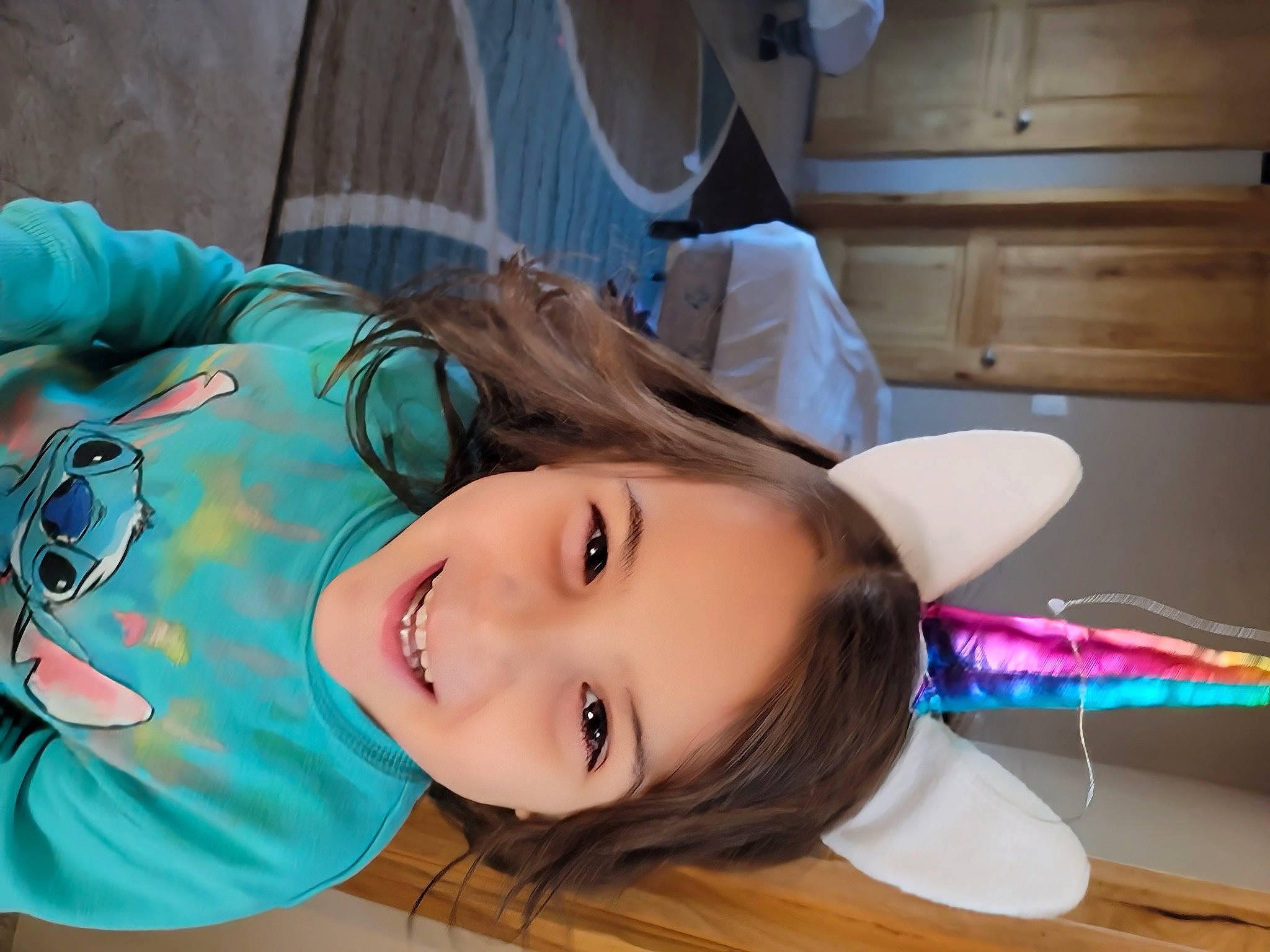 Lexi is registered to the contest to win money with this photo: cabinetry, child, cupboard, electric_blue, eyebrow, eyelash, fun, hair_coloring, happy, joy, leisure, lip, long_hair, neck, nose, person, portrait_photography, room, skin, smile