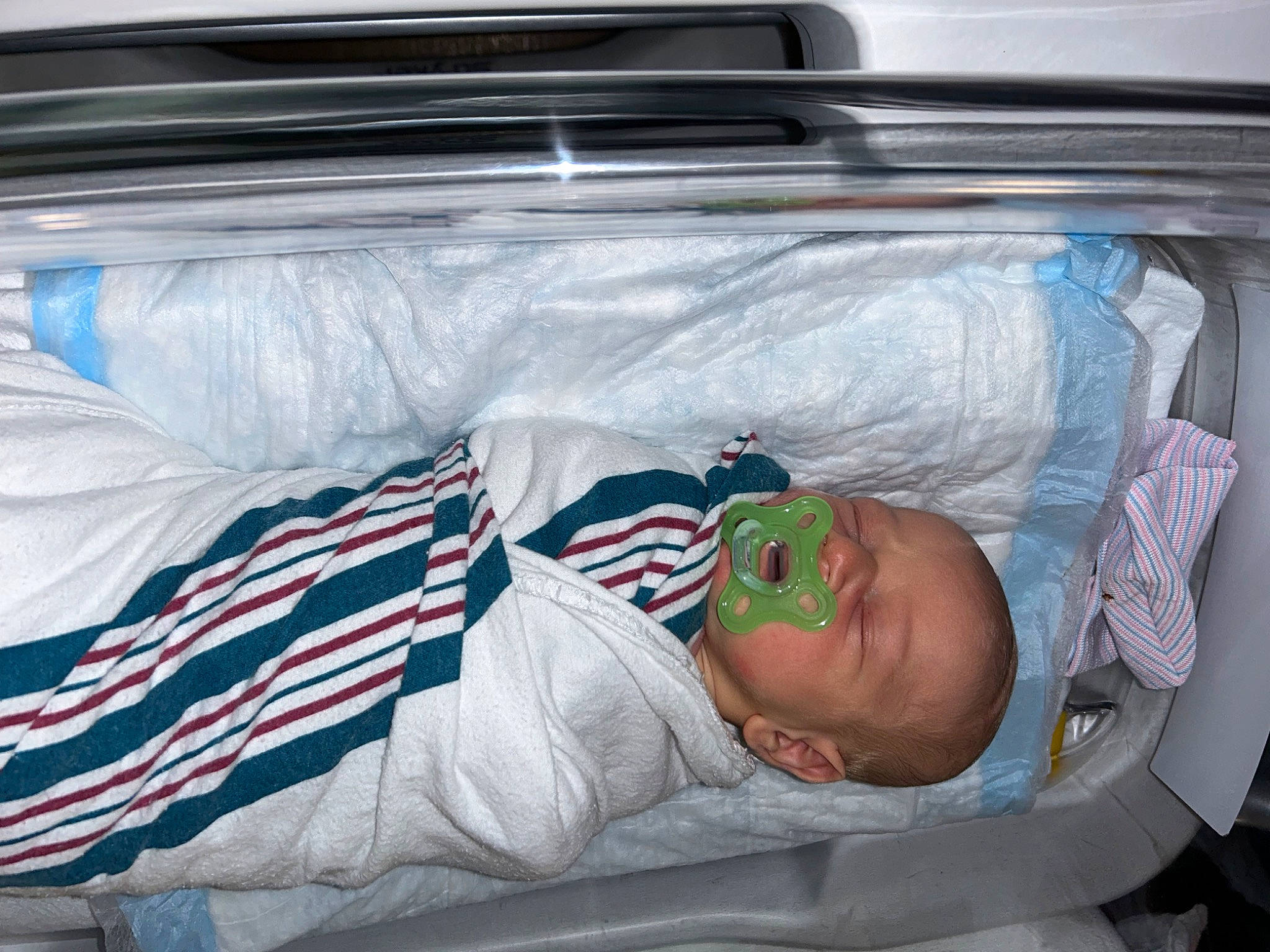 Chase joined the competition — help win amazing prizes! automotive_exterior, automotive_lighting, baby, baby_products, baby_safety, baby_toddler_clothing, bedding, bedtime, bumper, child, comfort, hospital, infant_bed, linens, nap, person, plastic, room, sleep, toddler