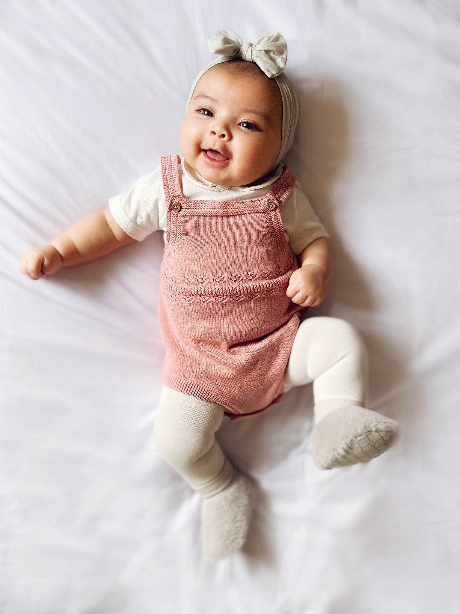 Inez joined the competition — help win amazing prizes! arm, baby, baby_products, baby_toddler_clothing, blond, child, design, dress, hand, head, joint, pattern, person, photography, pink, product, skin, sleeve, smile, toddler