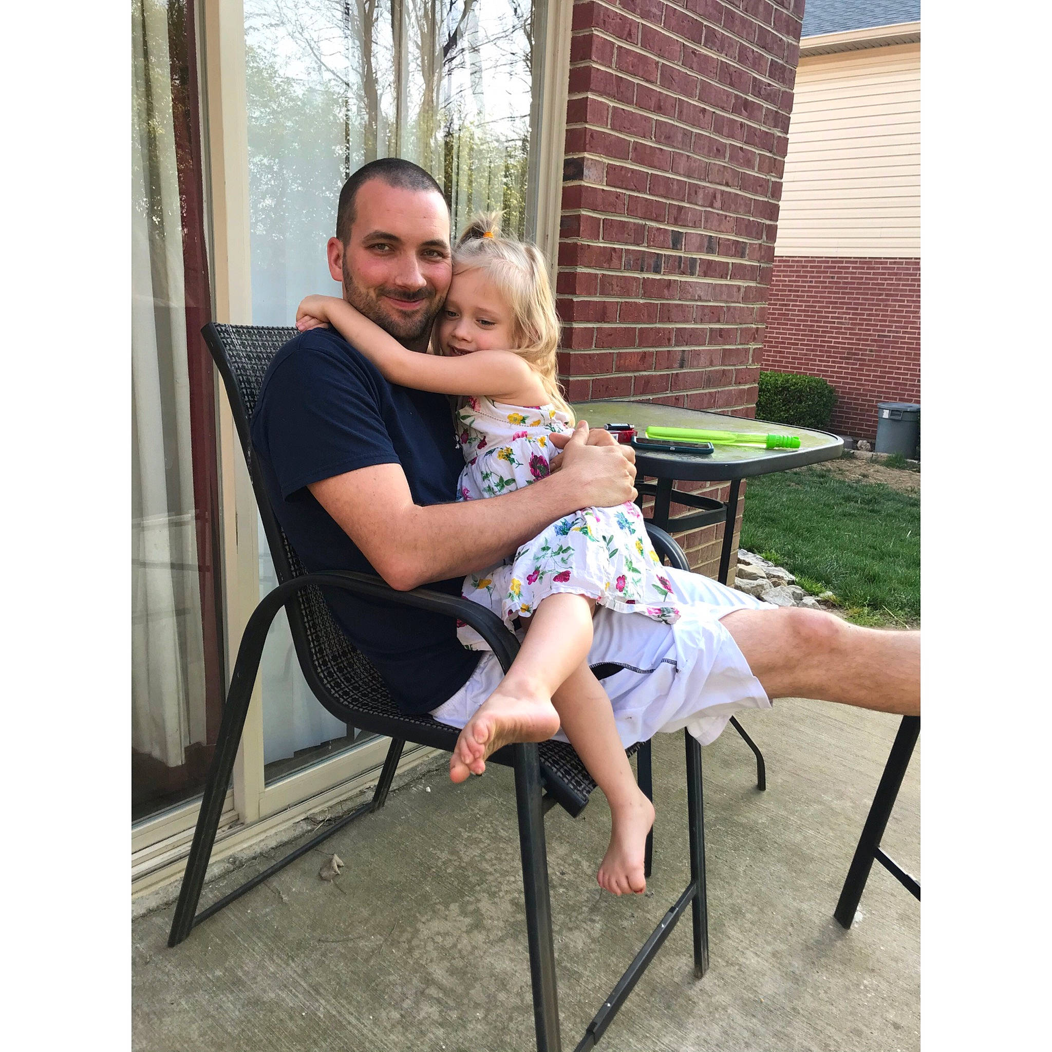 Sophia joined the competition — help win amazing prizes! baby, chair, child, comfort, family, furniture, joy, lap, leg, person, photography, sitting, summer, table, toddler, vacation