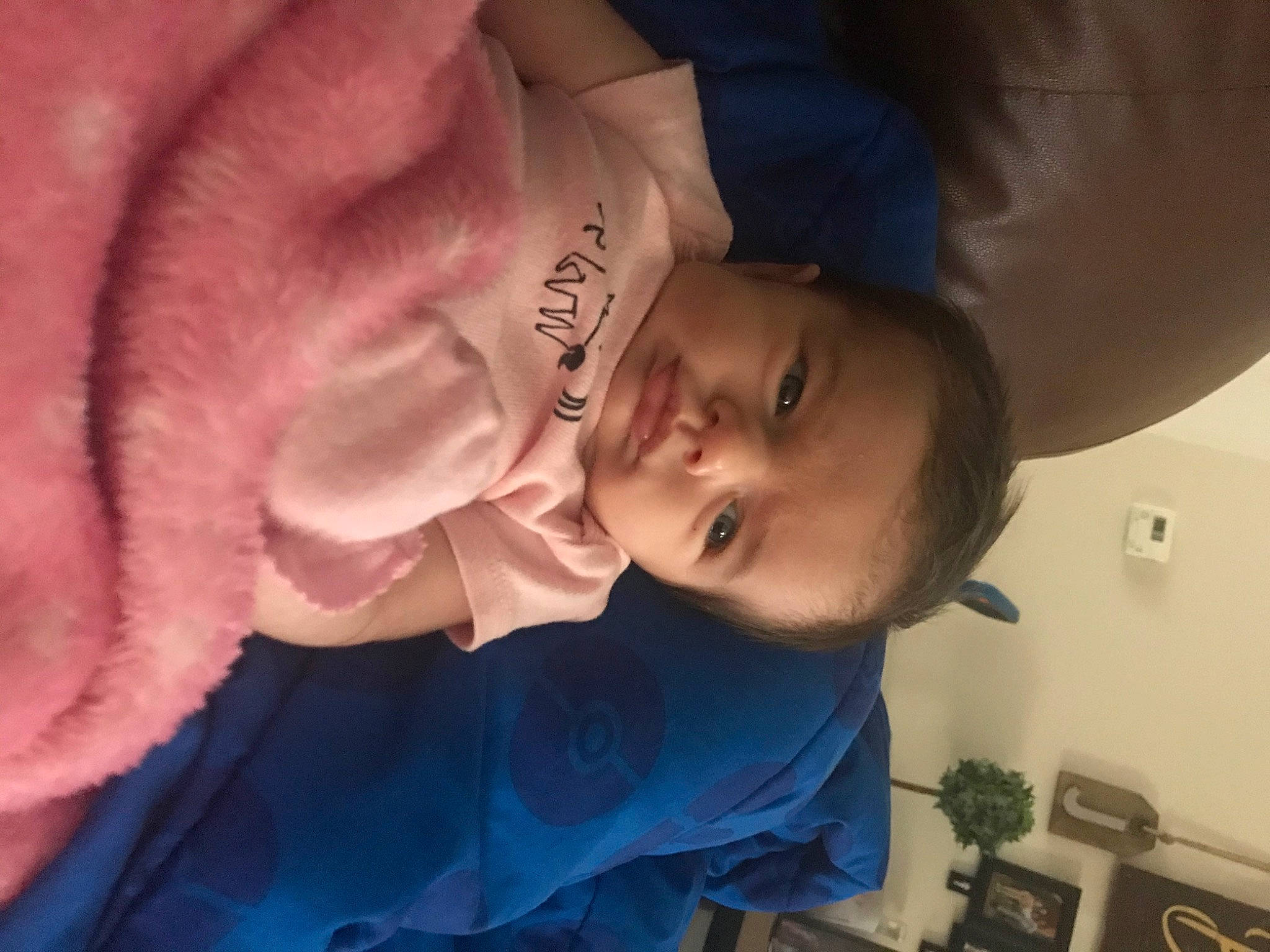 Raylee joined the competition — help win amazing prizes! arm, baby, cheek, child, ear, eye, face, finger, forehead, fun, hand, head, human, lip, mouth, nose, person, pink, skin, smile