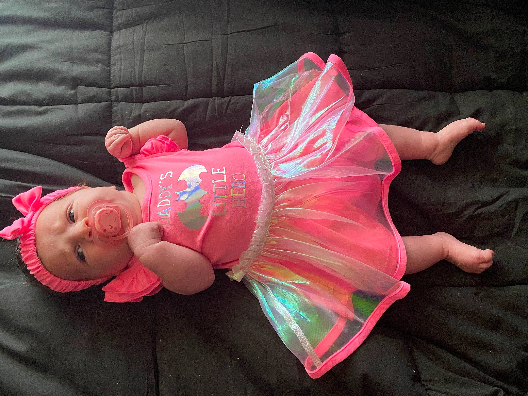 Adaleigh is registered to the contest to win money with this photo: child, costume, peach, person, pink