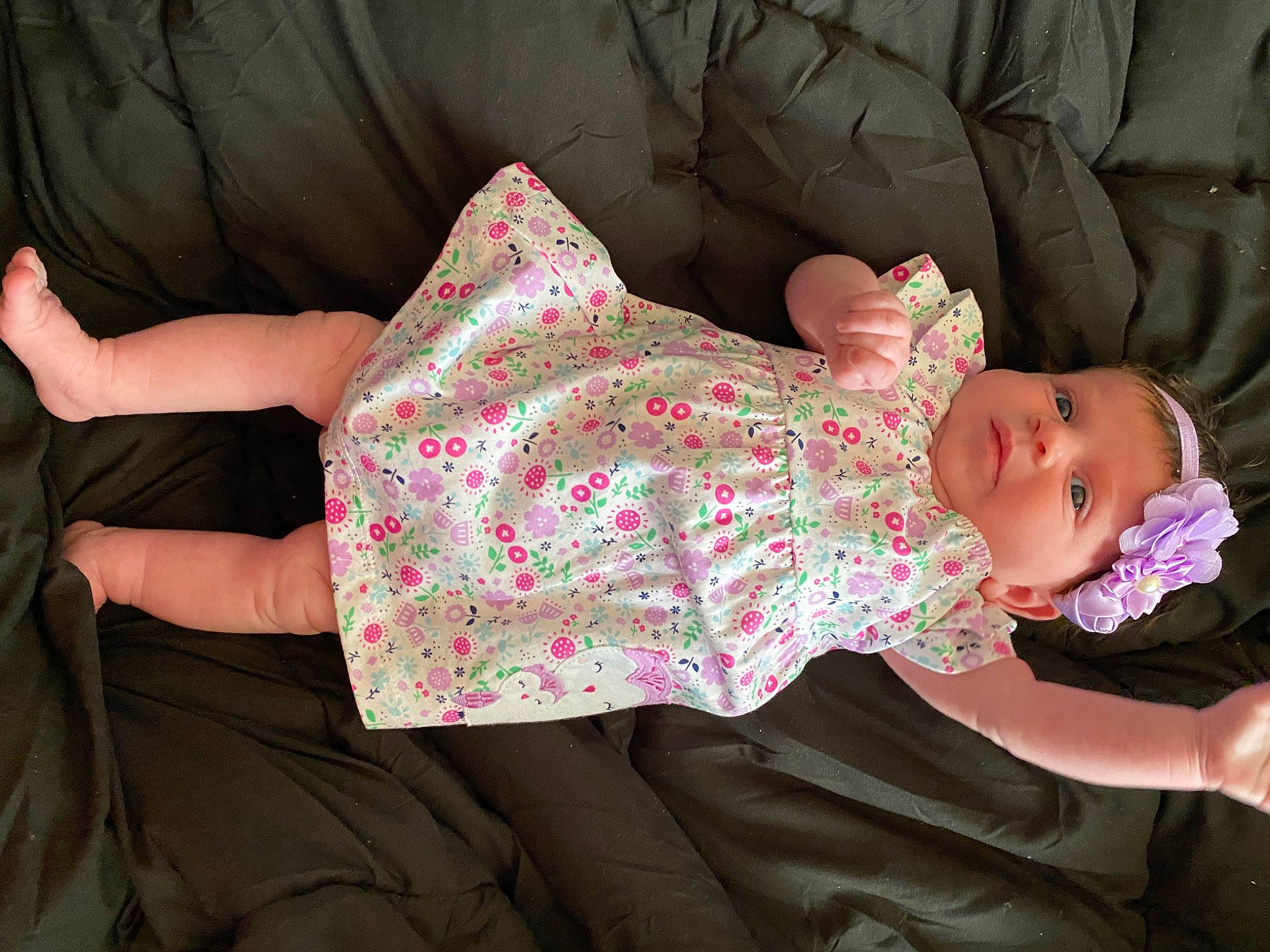 Adaleigh joined the competition — help win amazing prizes! baby, bedtime, child, linens, nap_mat, person, pink, product, textile, toddler