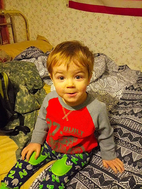 Khalyl is registered to the contest to win money with this photo: boy, child, eye, girl, hairstyle, infant, person, play, product, sitting, skin, smile, toddler