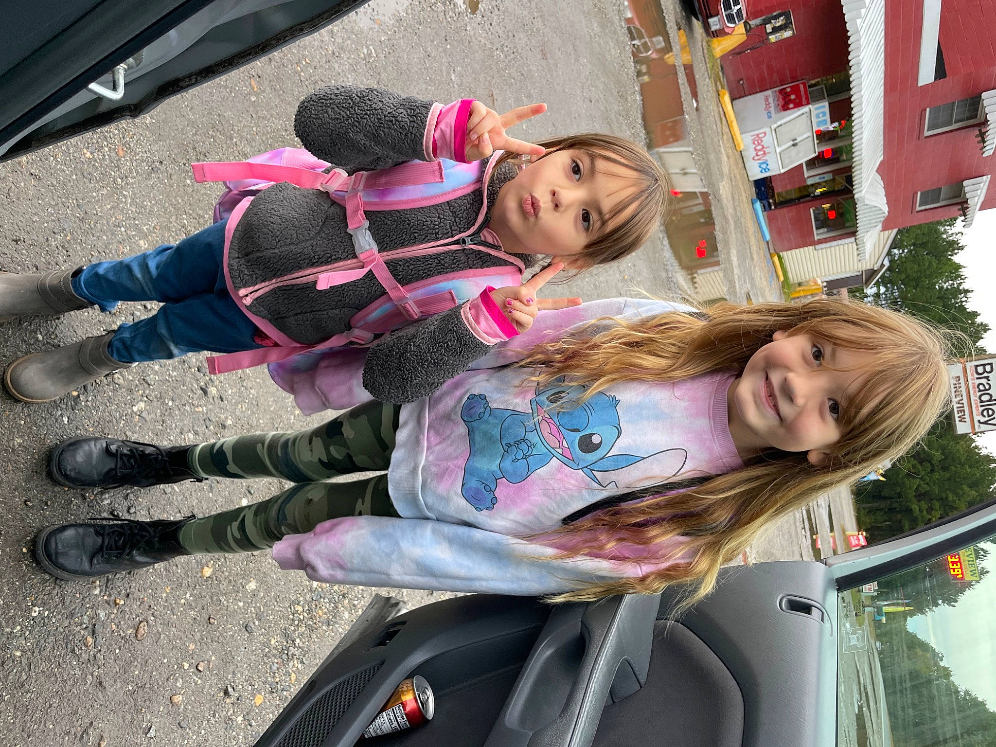 Aaliyah joined the competition — help win amazing prizes! asphalt, auto_part, child, city, fashion_accessory, fun, fur, joy, leisure, luxury_vehicle, motor_vehicle, pedestrian, person, pink, plant, recreation, smile, street, toddler, travel