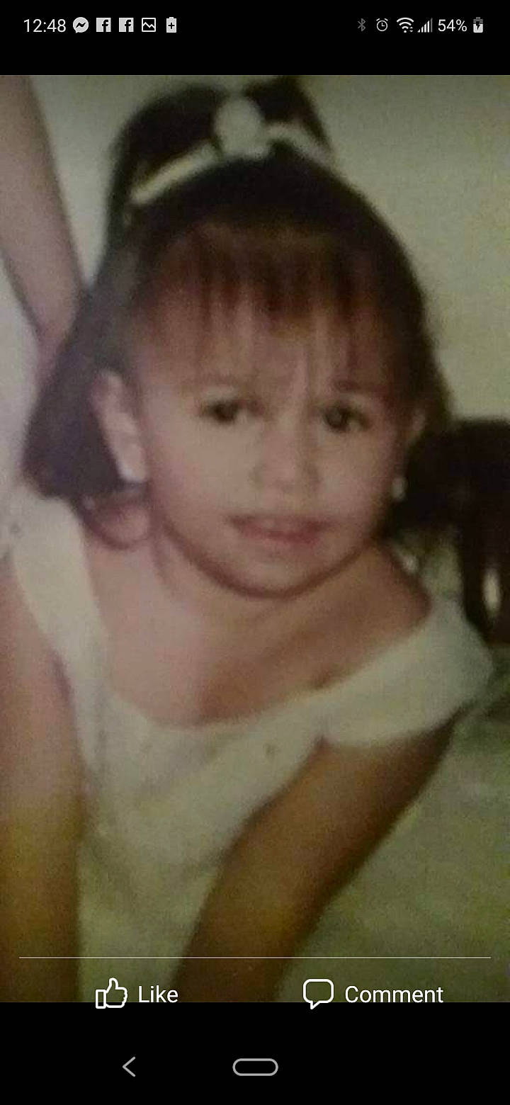 Andrea joined the competition — help win amazing prizes! bangs, black_hair, brown_hair, cheek, chest, child, ear, eyelash, forehead, fun, gesture, hair, happy, jaw, long_hair, neck, no_expression, nose, person, smile