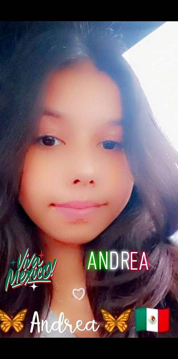 Andrea joined the competition — help win amazing prizes! beauty, black_hair, cheek, chin, cool, eyebrow, eyelash, flash_photography, forehead, happy, iris, jaw, lip, long_hair, mouth, neck, nose, person, skin, smile