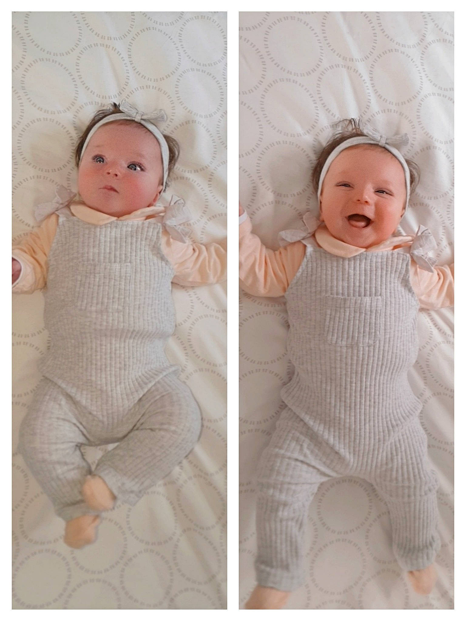 Eliana participe au concours pour gagner de l'argent avec cette photo : arm, baby, baby_toddler_clothing, cheek, child, collar, eye, eyelash, gesture, hand, headwear, iris, neck, nose, pattern, person, pink, skin, sleeve, smile