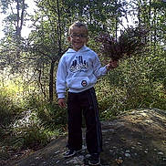 Kyllian participe au concours pour gagner de l'argent avec cette photo :