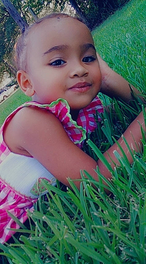 Cashmere joined the competition — help win amazing prizes! baby_toddler_clothing, child, eye, finger, fun, grass, grassland, happy, iris, lawn, leisure, lip, meadow, people_in_nature, person, pink, plant, skin, smile, toddler