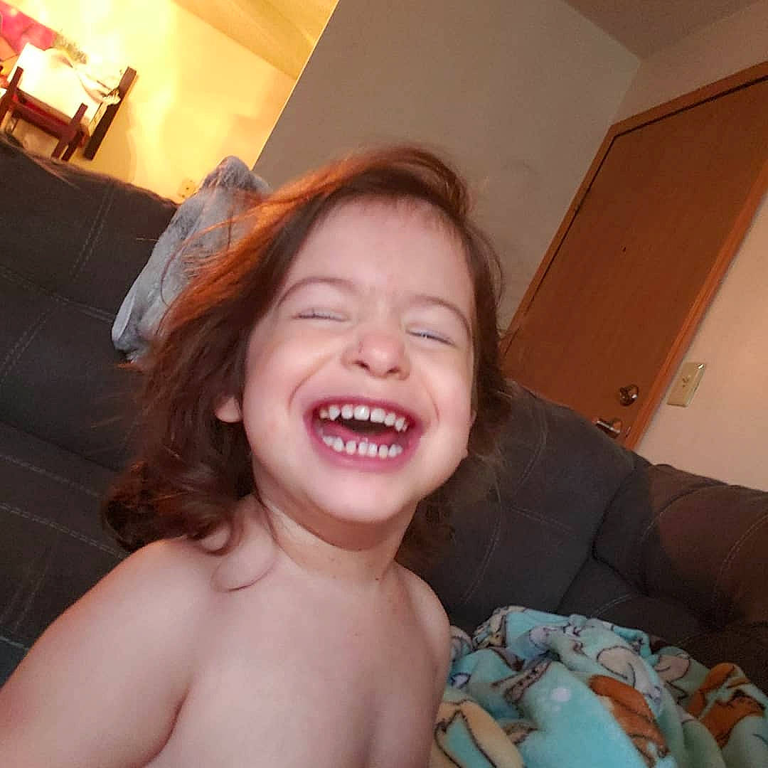 Denae joined the competition — help win amazing prizes! cheek, child, chin, ear, eyebrow, face, facial_expression, forehead, girl, head, human_hair_color, jaw, joy, laughter, lip, mouth, neck, nose, person, smile