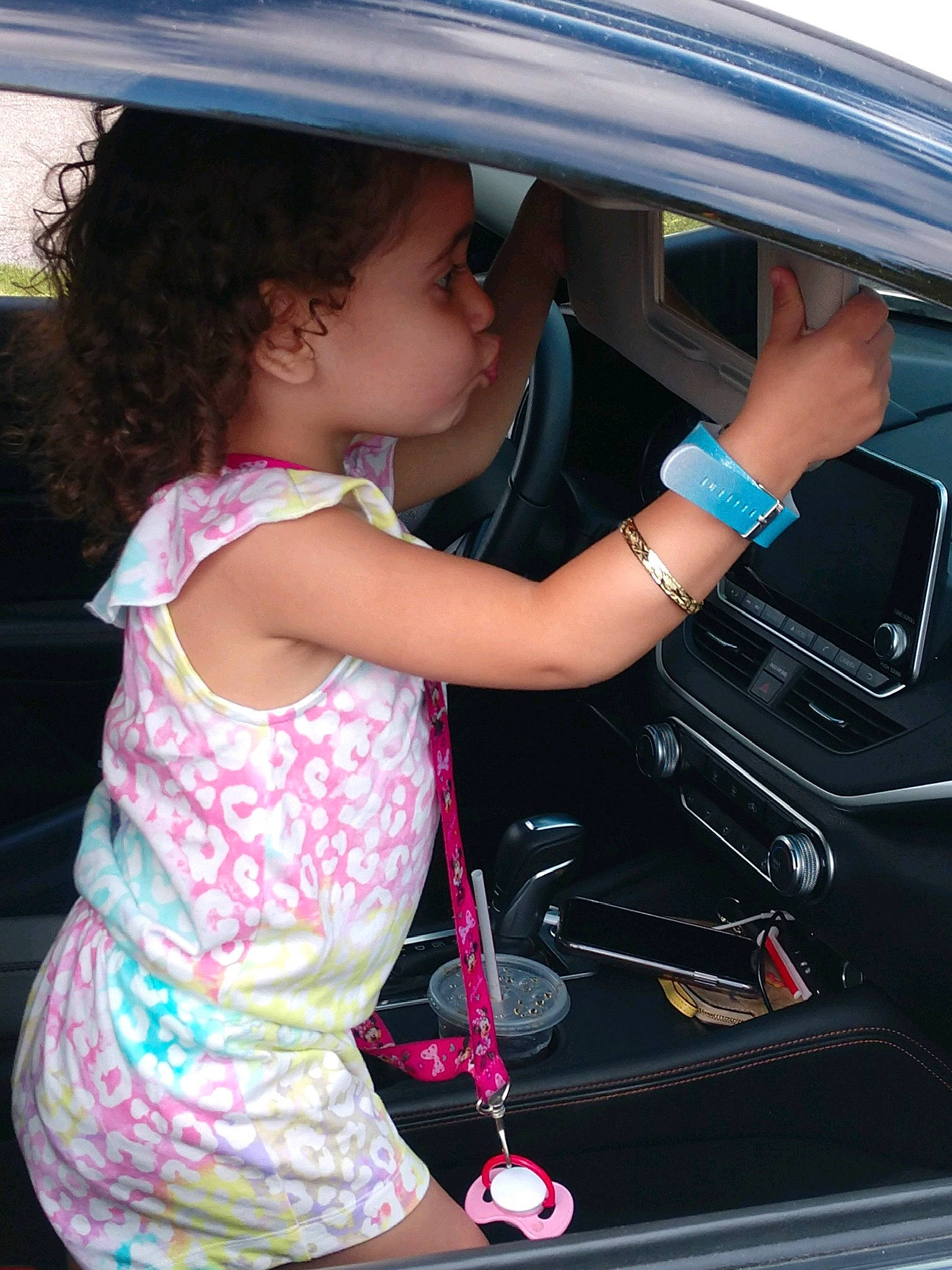 Melani joined the competition — help win amazing prizes! auto_part, automotive_design, automotive_exterior, automotive_lighting, automotive_window_part, bumper, car, child, fun, hairstyle, hood, motor_vehicle, person, personal_luxury_car, steering_wheel, t_shirt, toddler, trunk, vehicle, vehicle_door