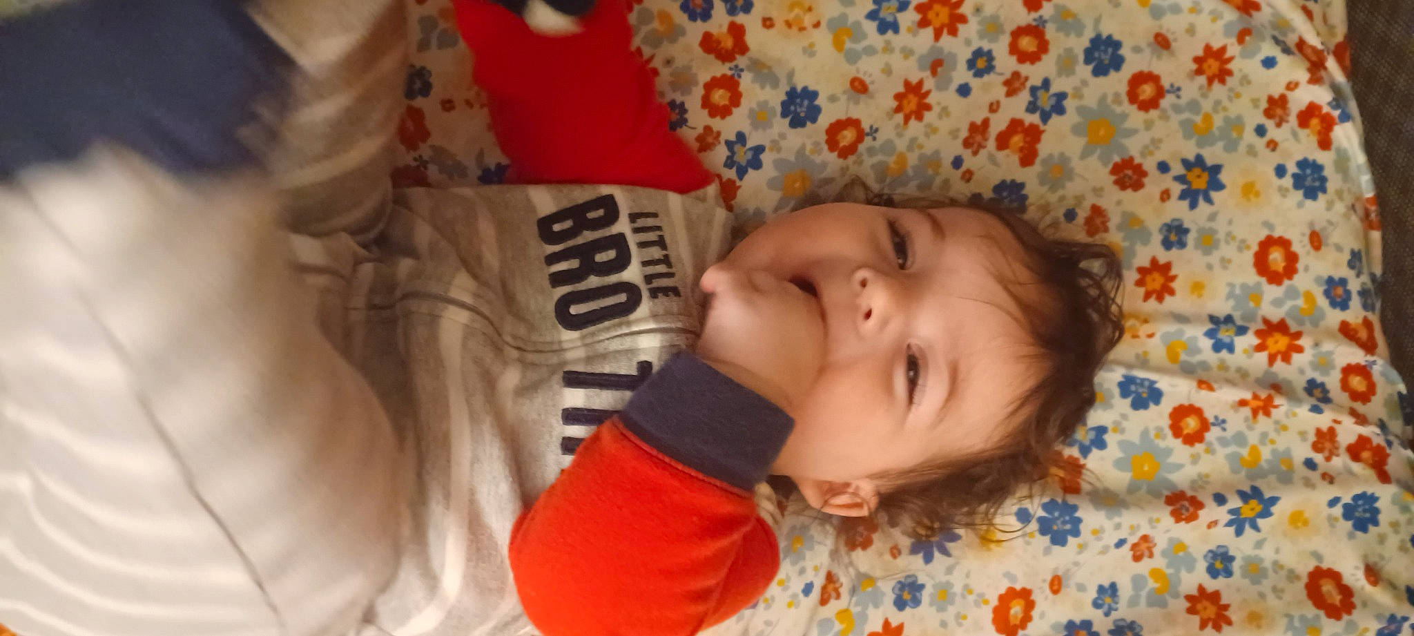 Marlie is registered to the contest to win money with this photo: baby, baby_toddler_clothing, cheek, child, comfort, eye, eyebrow, eyelash, facial_expression, fun, happy, head, iris, lip, nose, pattern, person, room, skin, smile