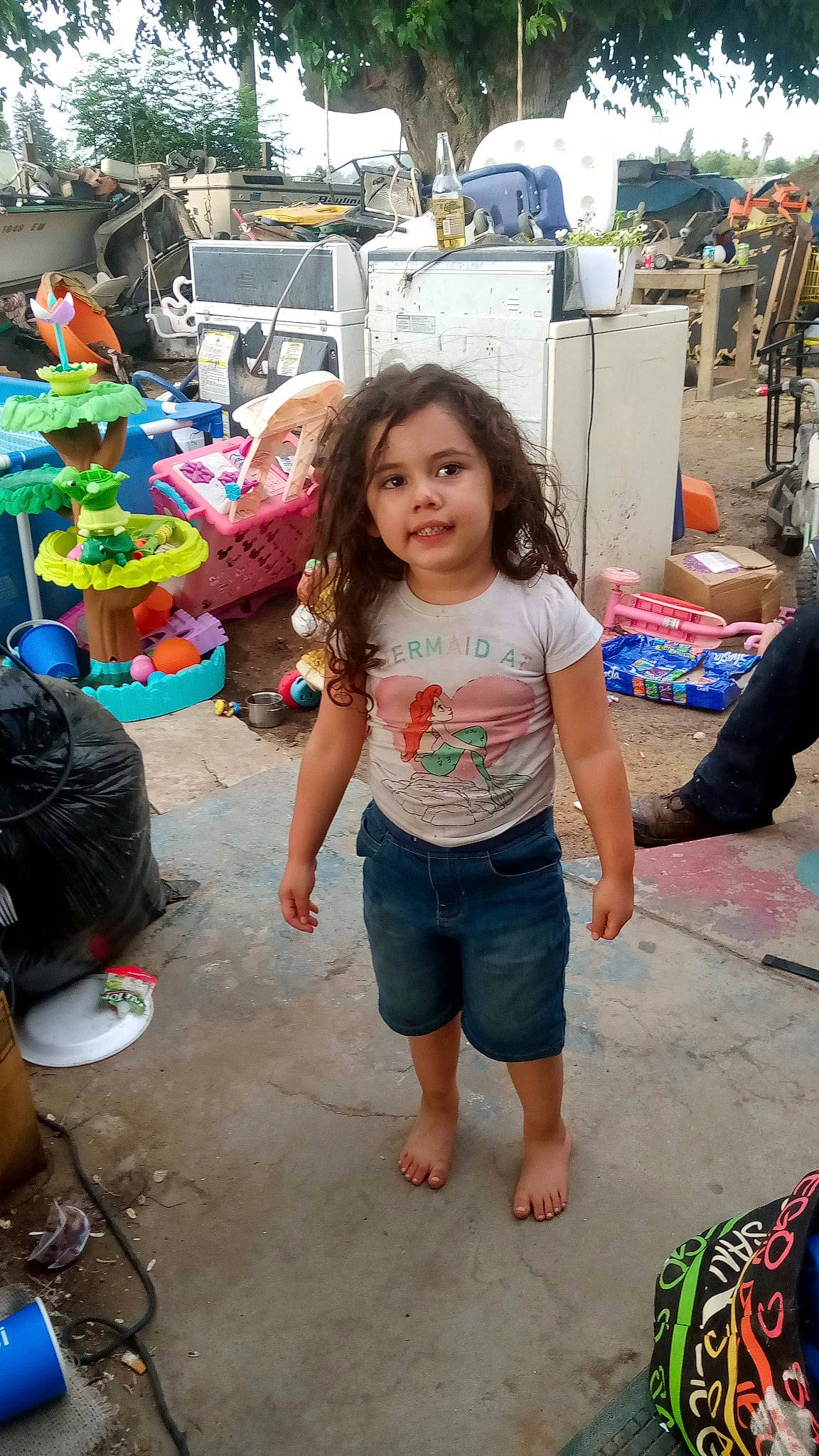 Hope joined the competition — help win amazing prizes! bag, child, city, community, event, fun, hairstyle, human_leg, joy, leisure, luggage_and_bags, market, person, pink, recreation, shorts, summer, t_shirt, thigh, toddler