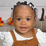 Ensley joined the competition — help win amazing prizes! accessories, baby, babylaughing, blackhair, bodypart, clothing, dimples, face, hair, happy, head, headband, jewelry, person, photography, portrait, shoulder, sleeve, smile