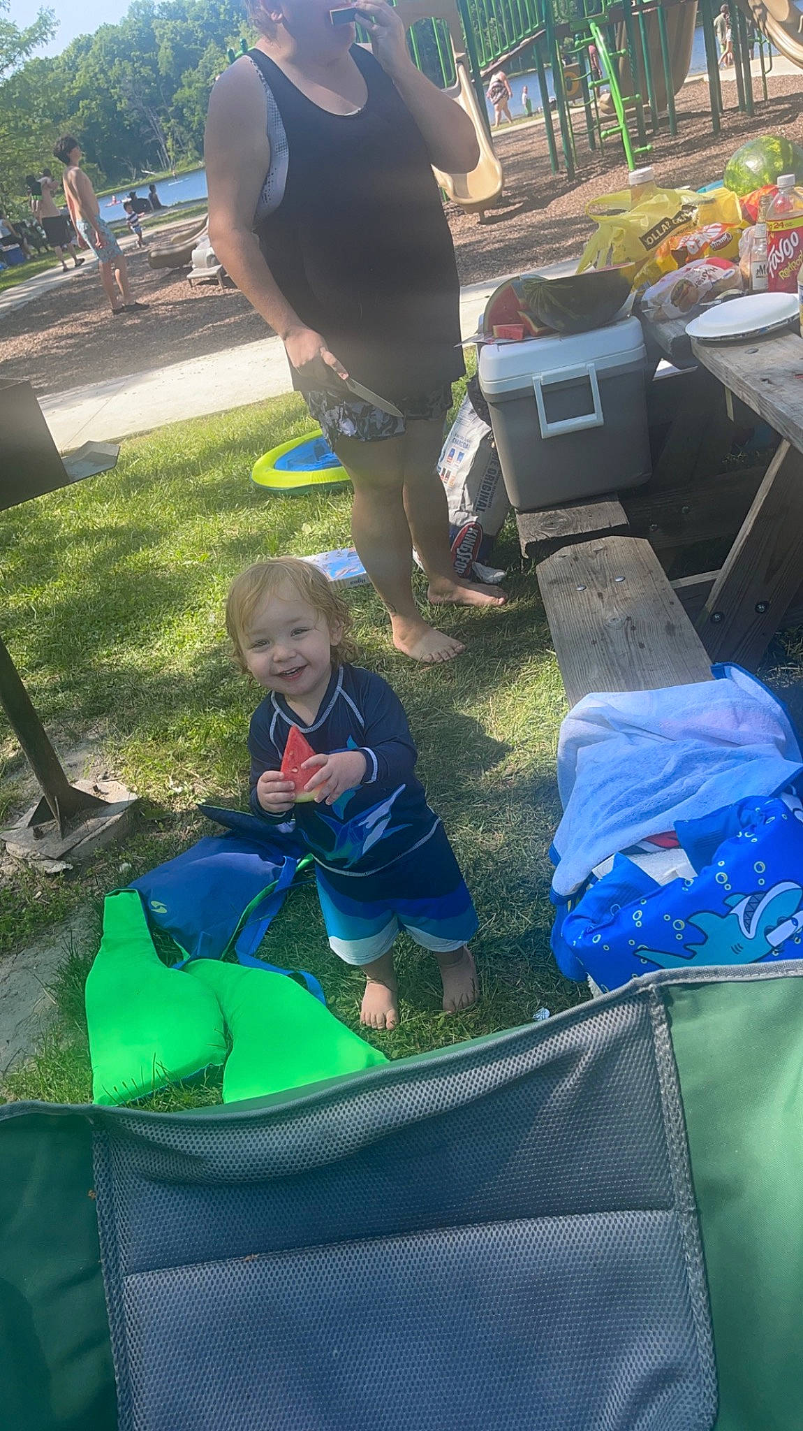 Zander joined the competition — help win amazing prizes! camping, child, electric_blue, event, fun, grass, green, joy, lawn, leisure, light, outdoor_recreation, person, plant, play, recreation, shade, shorts, smile, soil