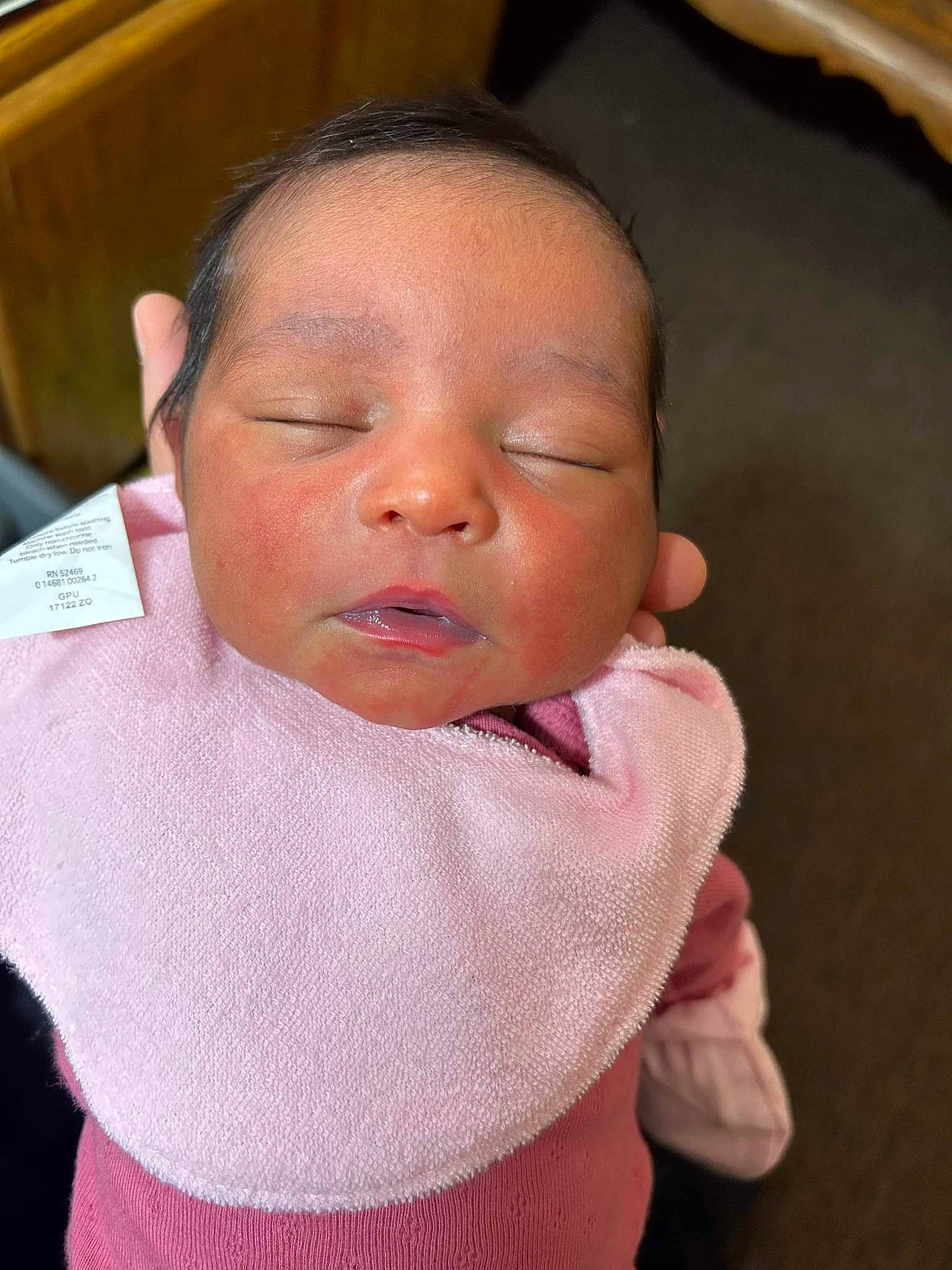 Jaliyah is registered to the contest to win money with this photo: baby, baby_toddler_clothing, cheek, child, chin, comfort, ear, eyebrow, eyelash, facial_expression, forehead, gesture, happy, lip, mouth, neck, nose, person, skin, sleeve