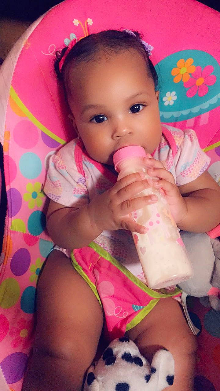 Ivy is registered to the contest to win money with this photo: baby, baby_products, cheek, child, eye, finger, leg, lip, mouth, nail, person, pink, skin, smile, thigh, thumb, toddler