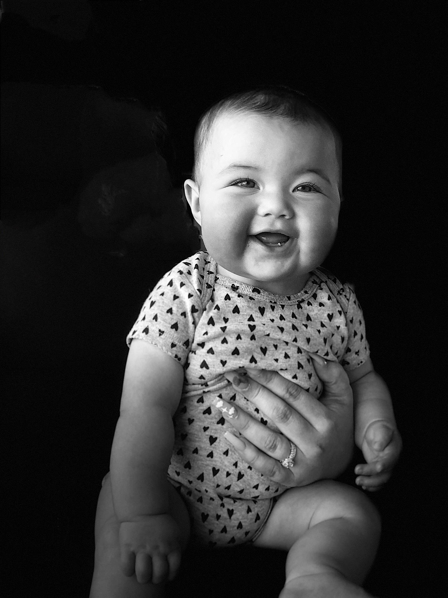 Hudsyn is registered to the contest to win money with this photo: baby, black, black_and_white, cheek, child, face, flash_photography, head, monochrome, monochrome_photography, person, photograph, photography, portrait, portrait_photography, skin, smile, stock_photography, style, toddler