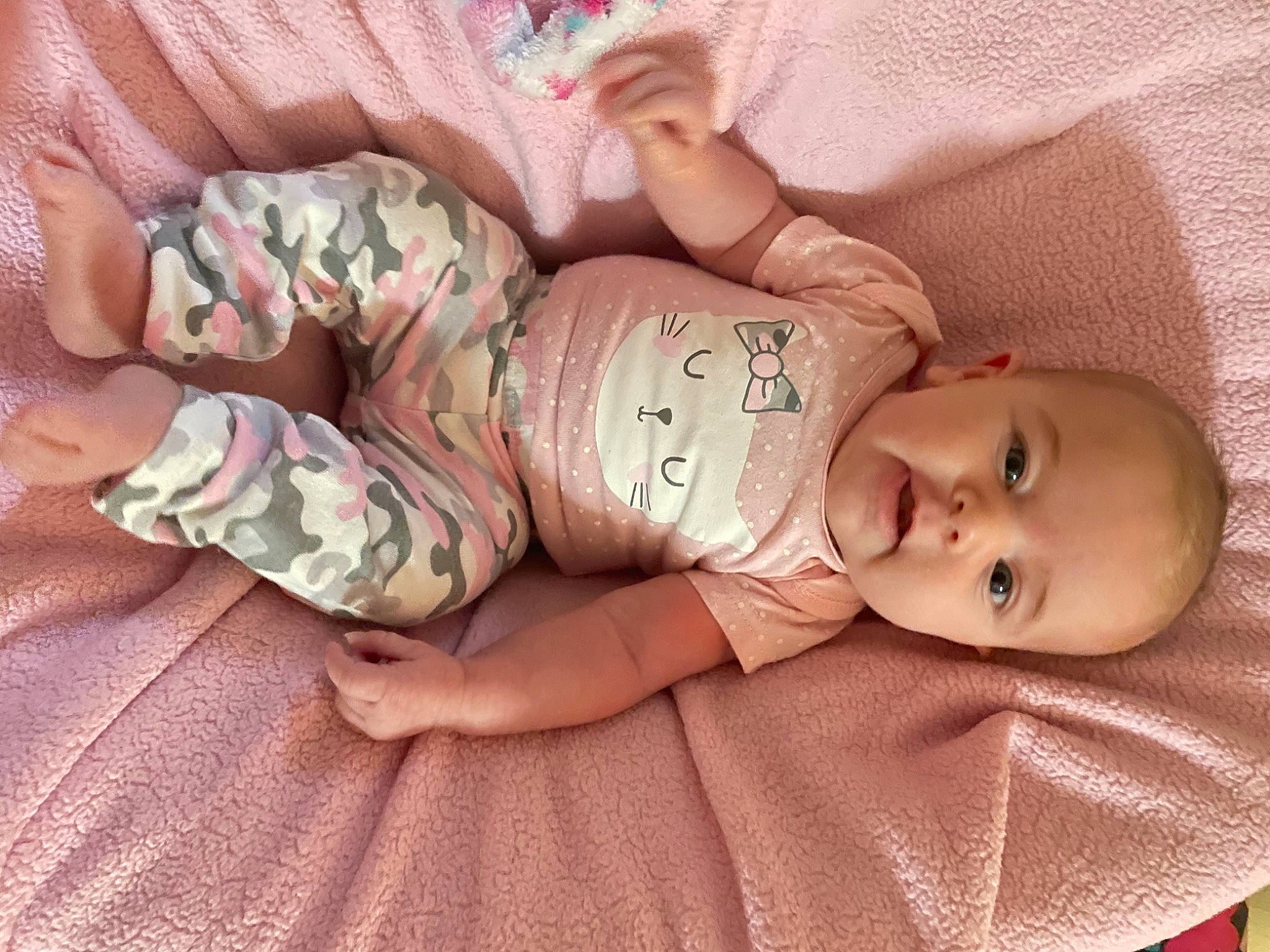 Emberly is registered to the contest to win money with this photo: baby, baby_sleeping, baby_toddler_clothing, cheek, comfort, dress, eye, face, finger, head, headgear, human_body, leg, mouth, nose, person, pink, skin, sleeve, toddler