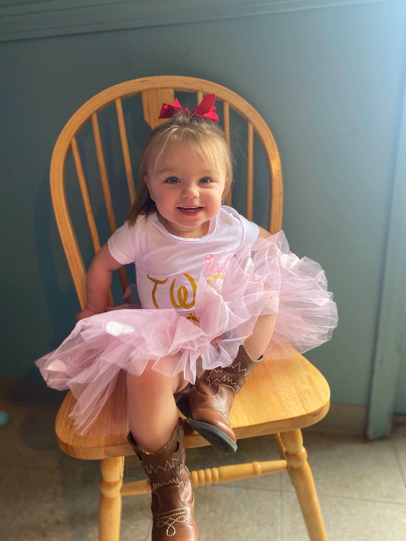 Annabella joined the competition — help win amazing prizes! baby_toddler_clothing, chair, child, clothing, dress, embellishment, eye, flash_photography, fun, furniture, happy, human_leg, iris, joy, leg, person, pink, purple, skin, smile