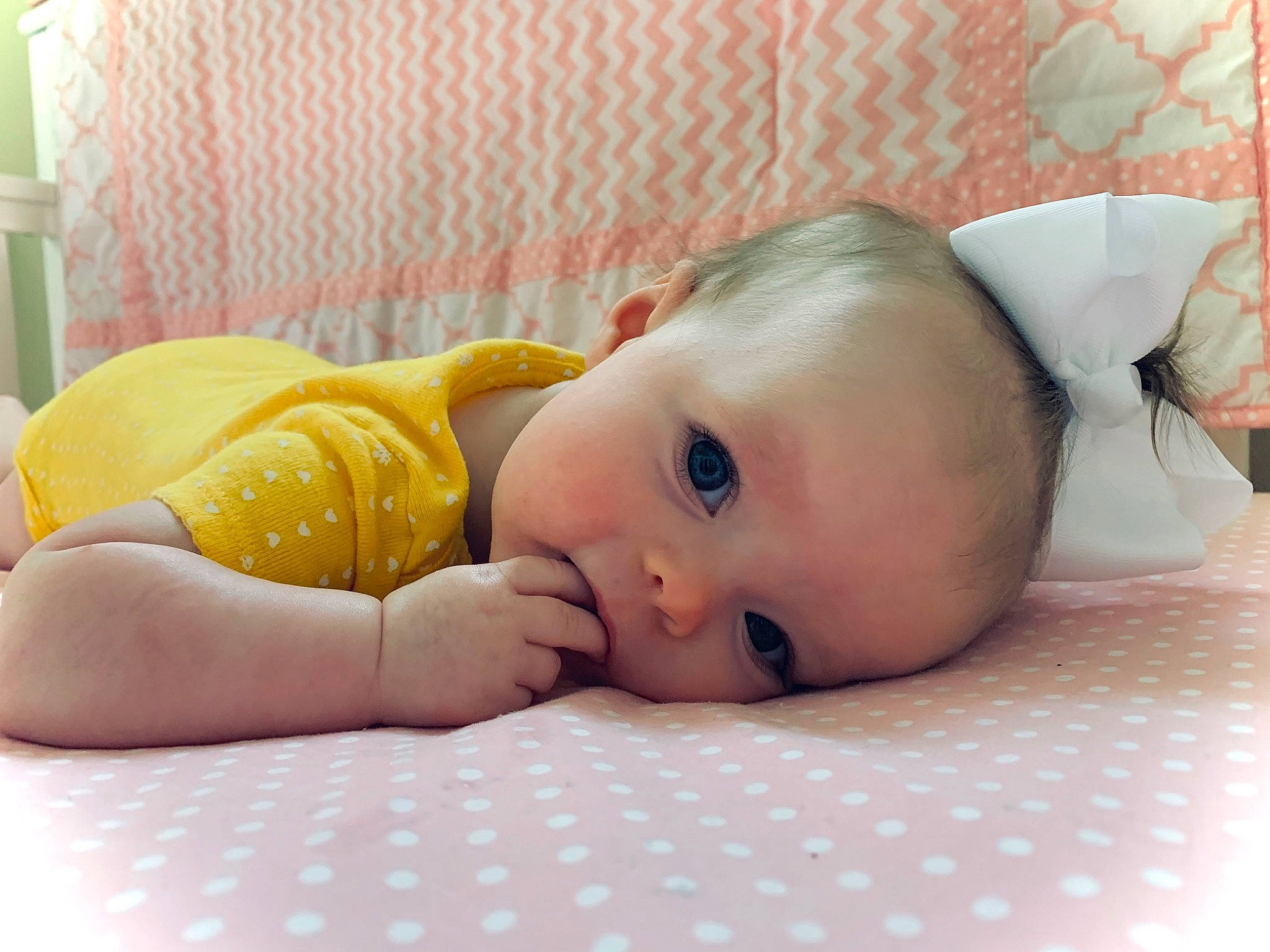 Lilia joined the competition — help win amazing prizes! baby, baby_sleeping, beauty, bedtime, cheek, child, ear, face, head, mouth, nose, person, photography, skin, toddler, yellow