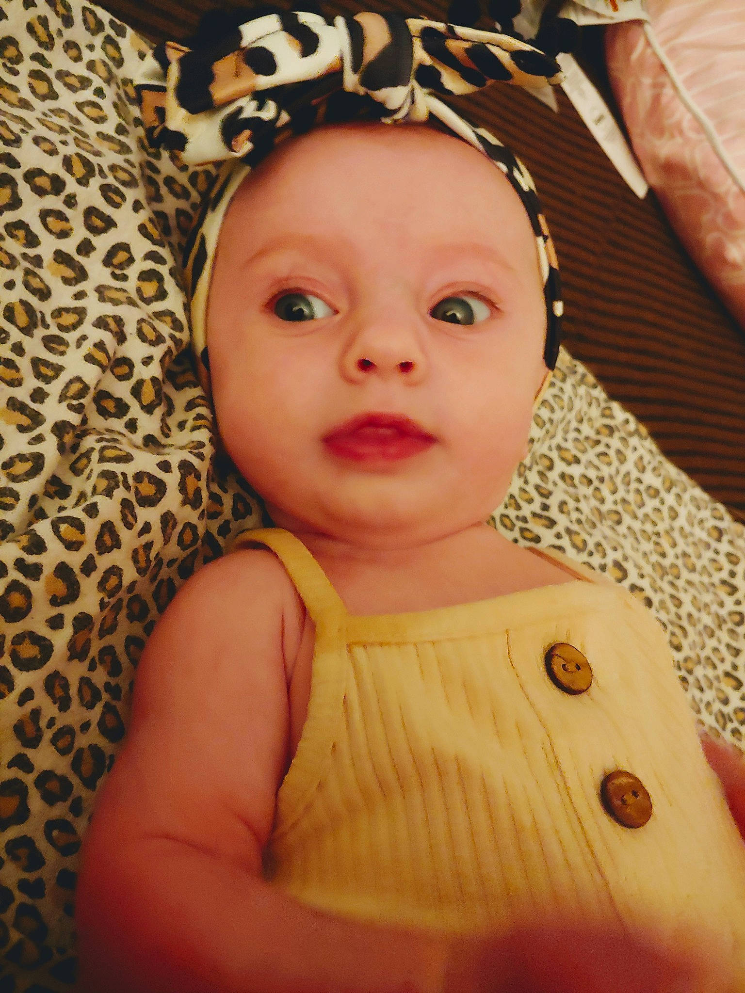 Delta joined the competition — help win amazing prizes! baby, baby_toddler_clothing, cheek, chin, dress, eye, eyelash, face, facial_expression, head, iris, lip, neck, nose, organ, person, pink, product, skin, sleeve