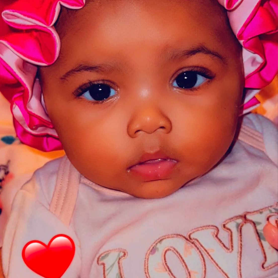 Ahlyric joined the competition — help win amazing prizes! baby, bonnet, cap, clothing, cosmetics, face, happy, hat, head, heart, lipstick, person, photography, portrait, smile, symbol, t_shirt