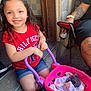 Stormie joined the competition — help win amazing prizes! arm, baby_toddler_clothing, elbow, happy, human_leg, joint, lap, leisure, magenta, mouth, muscle, pink, plastic_bag, recreation, shorts, smile, t_shirt, thigh, toddler, toy
