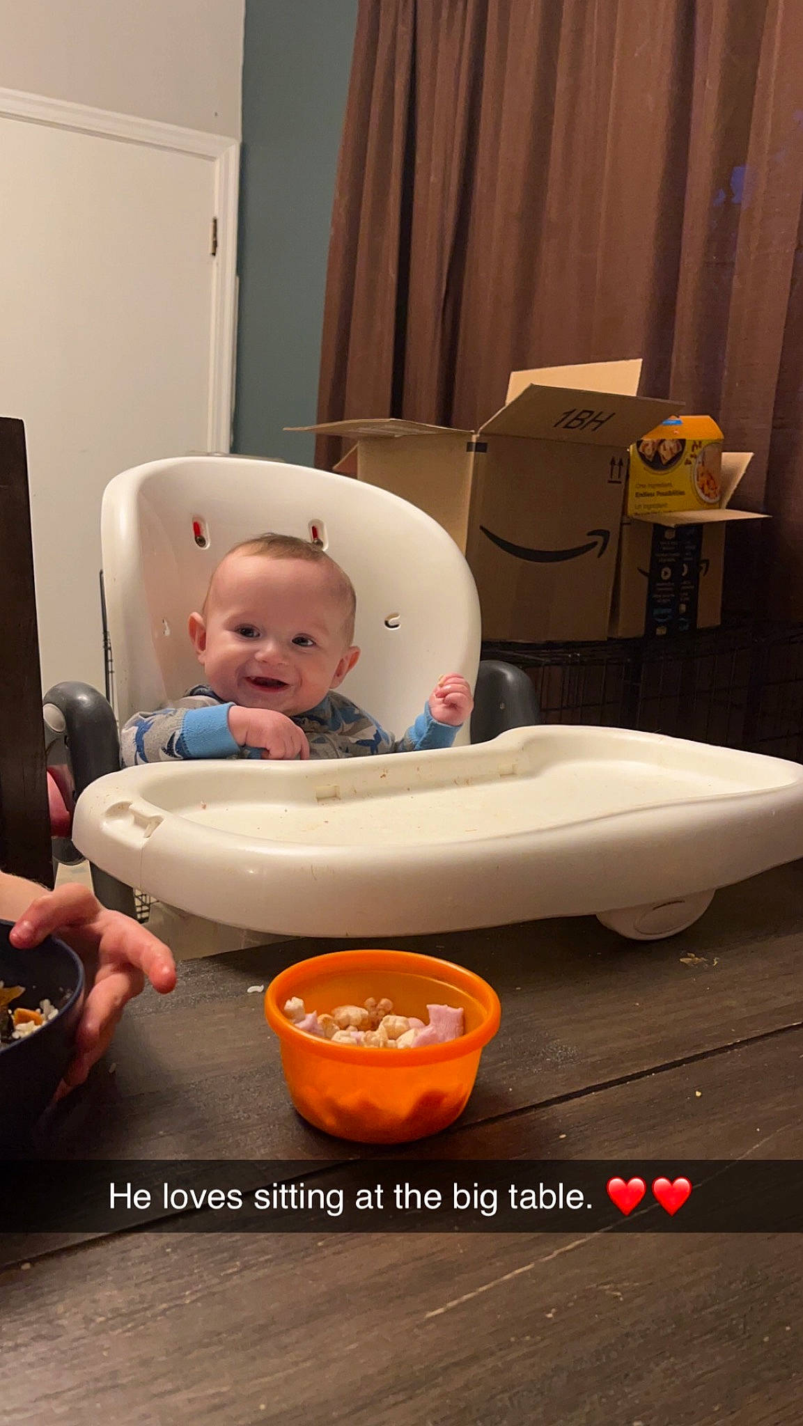 Callan joined the competition — help win amazing prizes! baby, baby_products, baby_safety, bidet, breakfast, child, comfort, comfort_food, cooking, curtain, flooring, fun, joy, kitchen, person, play, plumbing_fixture, room, sitting, toddler