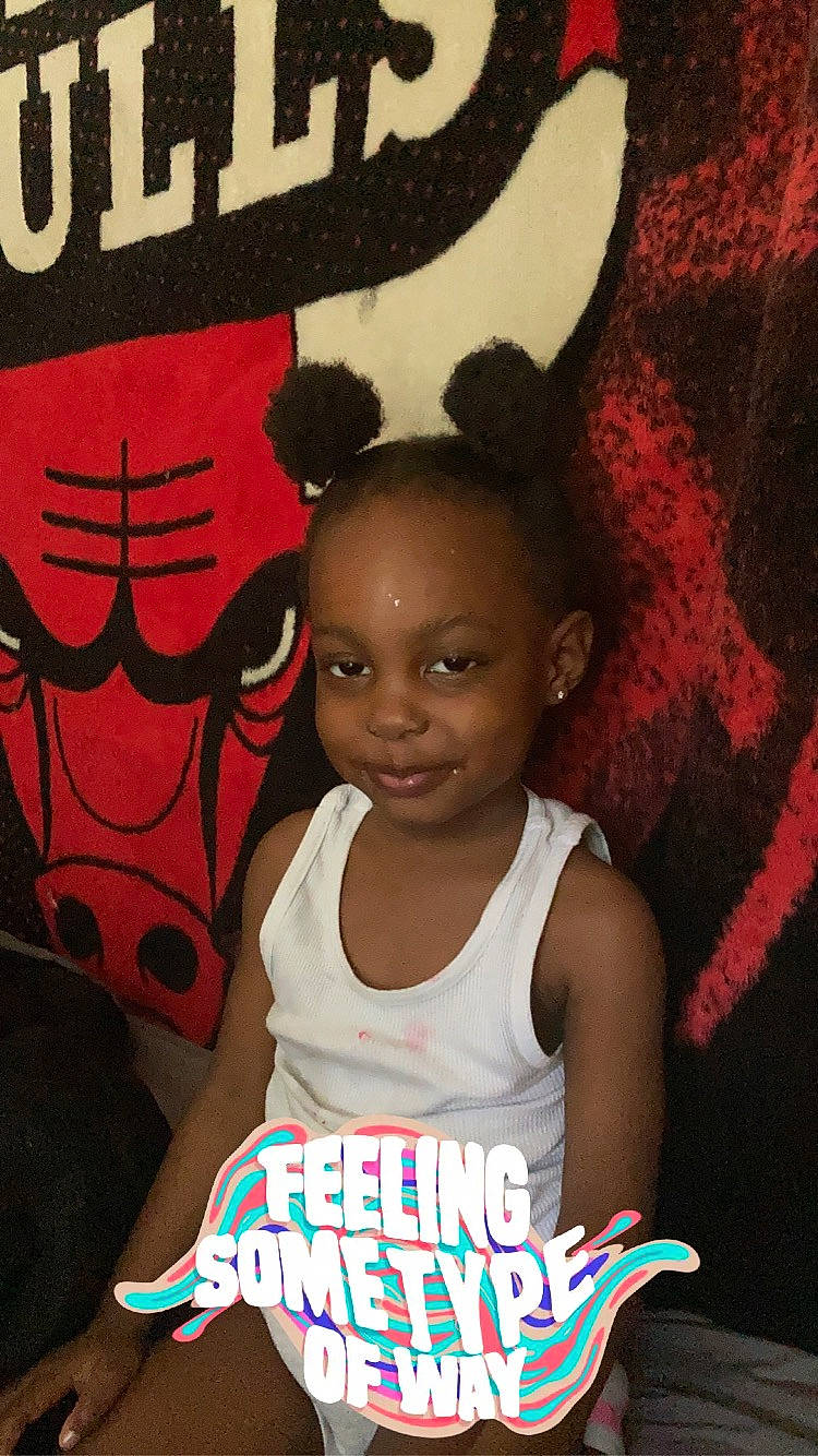 Kymani joined the competition — help win amazing prizes! baby_toddler_clothing, black, cool, eye, fashion, flash_photography, happy, head, human, human_body, joy, organ, person, pink, product, sleeve, sleeveless_shirt, smile, t_shirt, textile