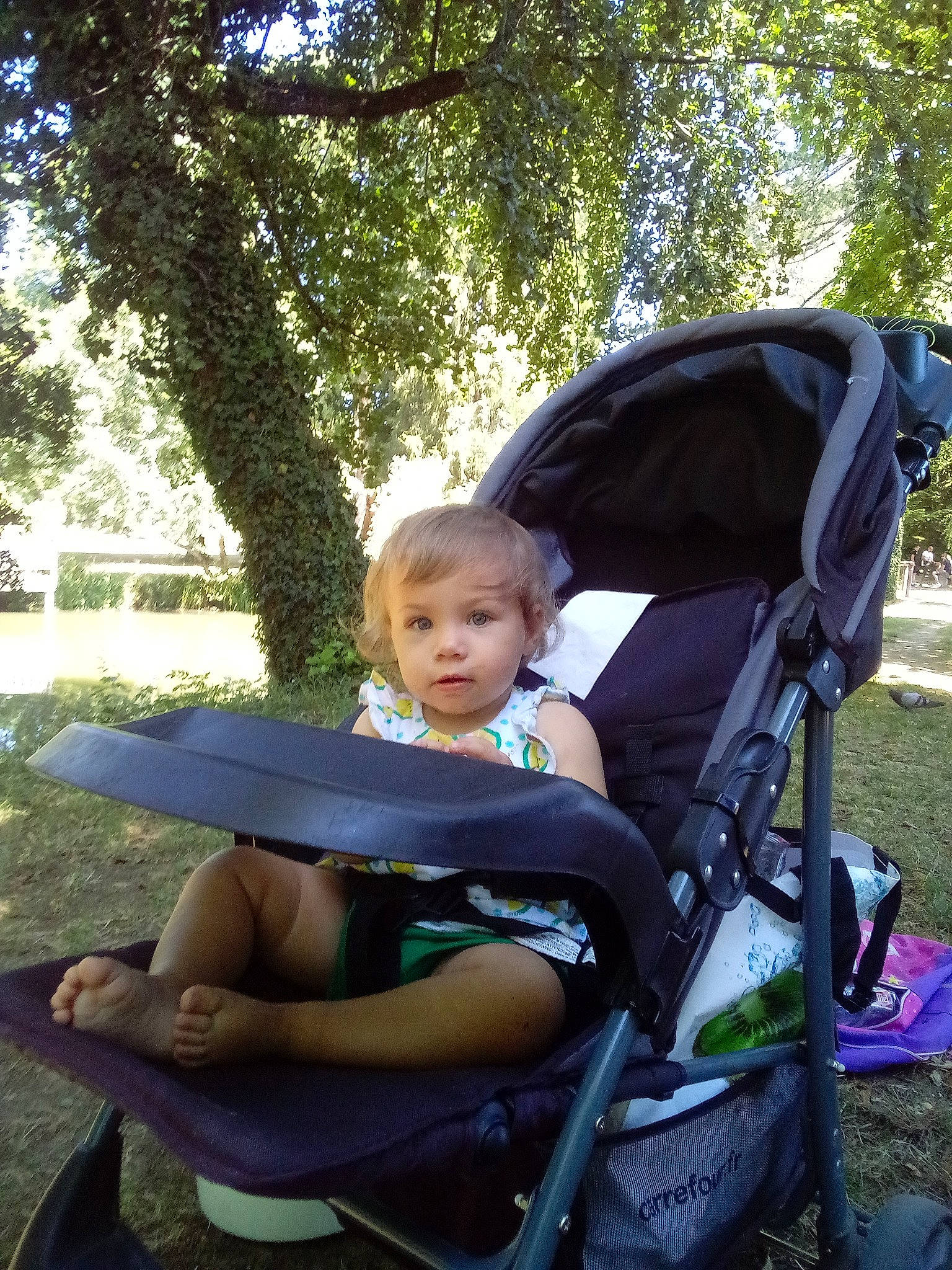 Tressia a rejoint le concours — aidez-le/la à gagner de superbes lots ! baby, baby_carriage, baby_carrier, baby_products, child, leisure, person, plant, product, sitting, toddler, tree, vacation