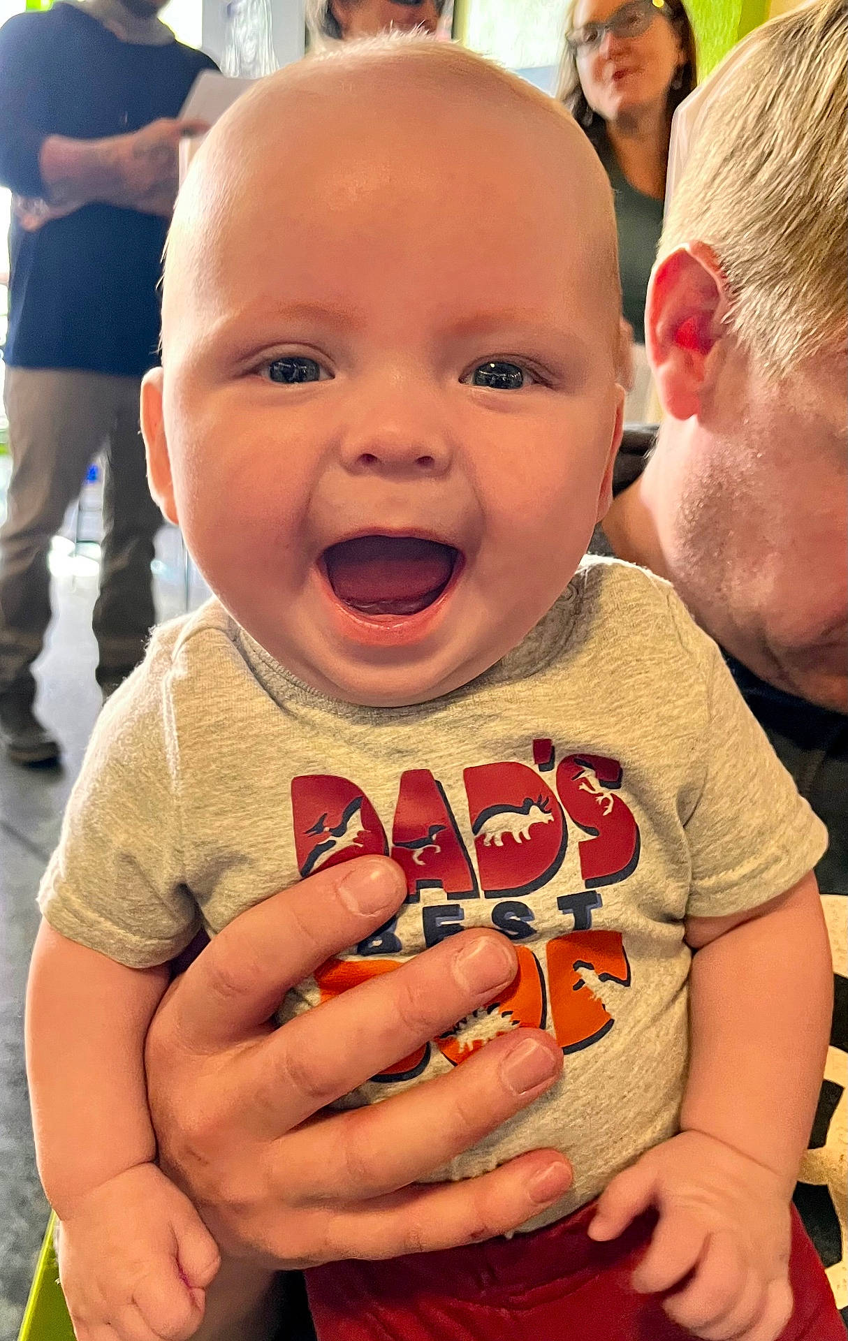 Santi joined the competition — help win amazing prizes! accessories, adult, baby, babylaughing, clothing, face, female, footwear, glasses, happy, head, laughing, person, photography, portrait, shoe, shorts, smile, t_shirt, woman