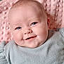 Violet-Rose is registered to the contest to win money with this photo: baby, babylaughing, face, happy, head, laughing, newborn, person, photography, portrait, smile