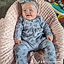 Violet-Rose joined the competition — help win amazing prizes! baby, babylaughing, blanket, clothing, face, happy, hat, head, newborn, pajamas, person, photography, portrait, smile