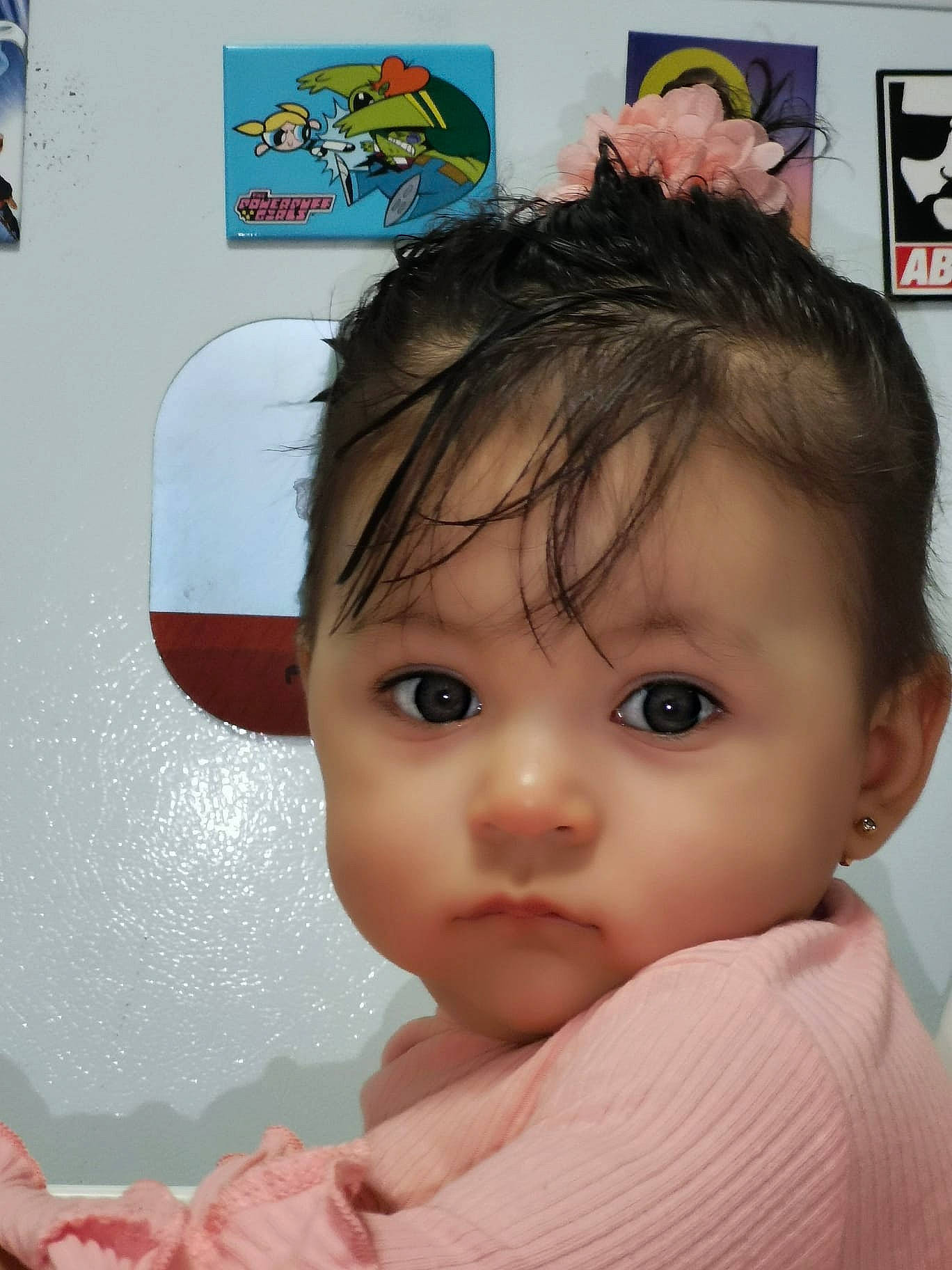 Kassandra is registered to the contest to win money with this photo: art, baby, bangs, black_hair, brown_hair, cheek, child, eyebrow, eyelash, forehead, fun, happy, illustration, iris, lip, nose, person, picture_frame, skin, toddler