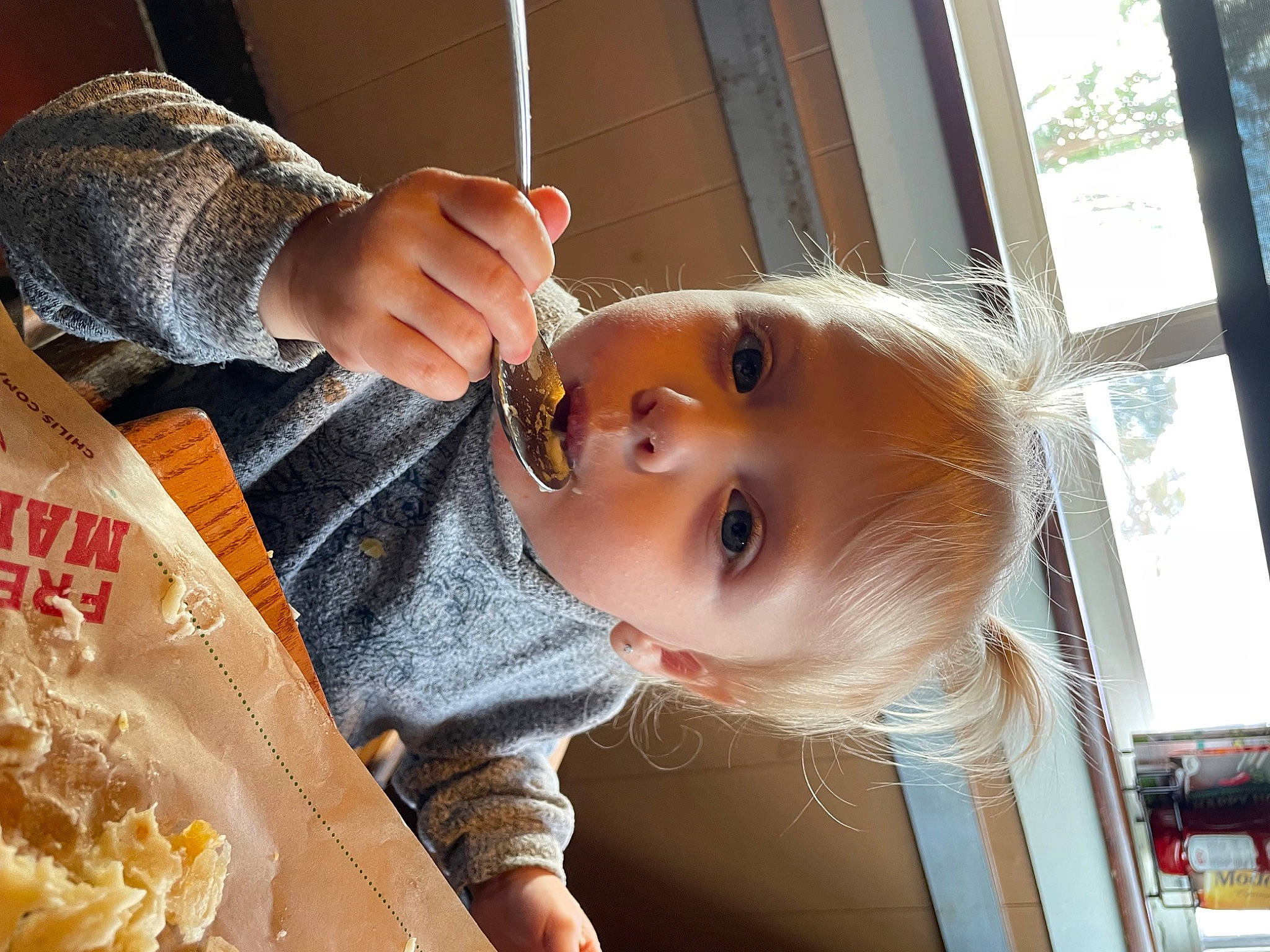 Tonya joined the competition — help win amazing prizes! baby, baby_products, baby_toddler_clothing, cheek, child, comfort_food, eating, eyelash, food, food_craving, fun, happy, lip, nose, person, toddler, window