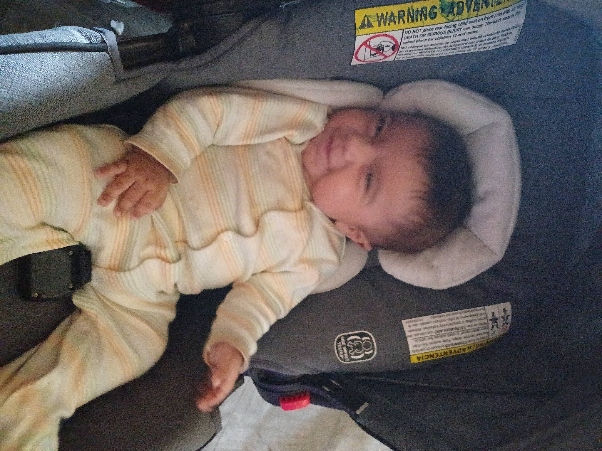 Armando joined the competition — help win amazing prizes! baby, baby_products, baby_safety, baby_toddler_clothing, car_seat, cheek, child, clothing, comfort, facial_expression, finger, fun, gesture, person, room, sitting, sleep, smile, thumb, toddler
