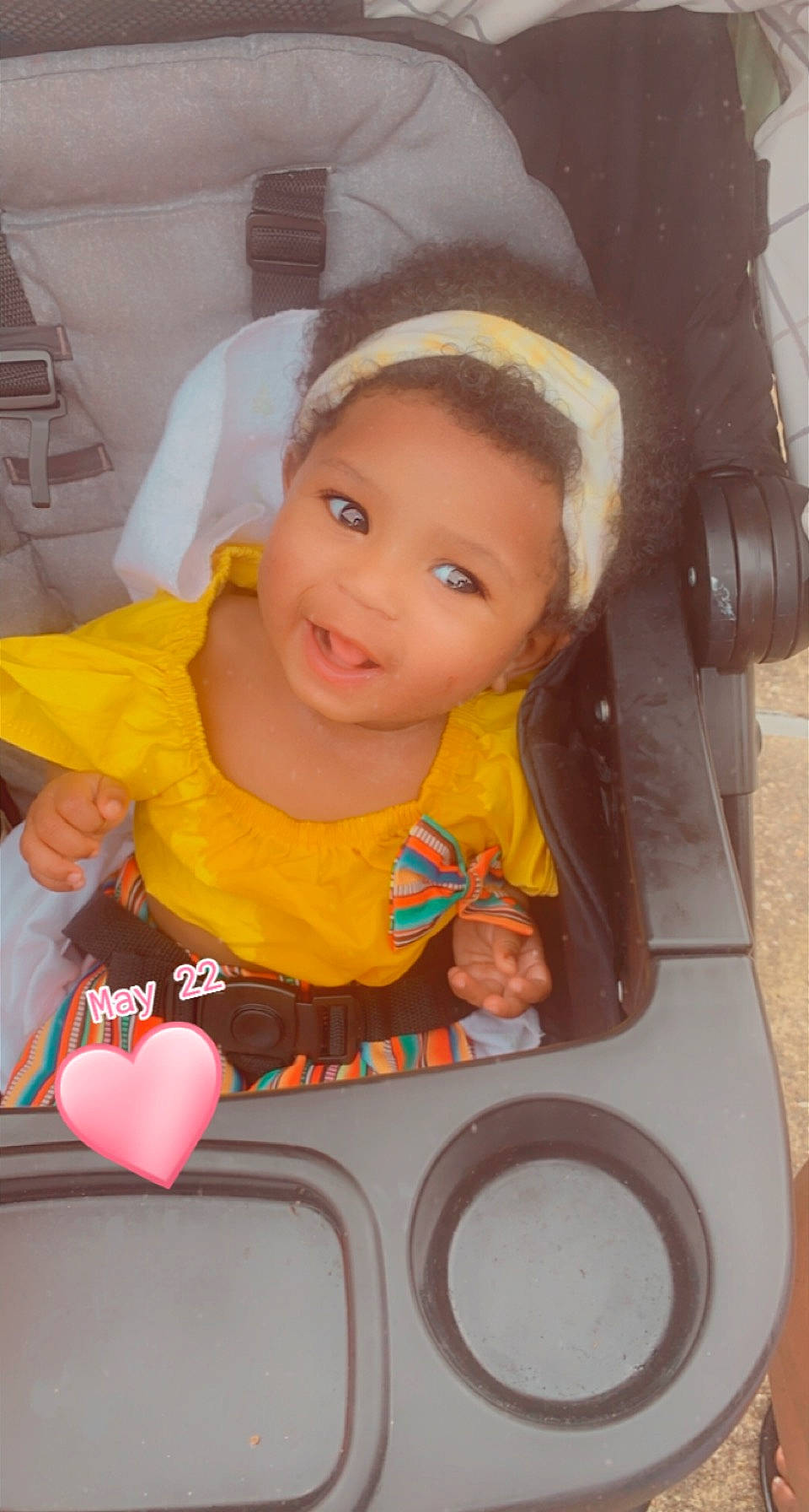 Laiyani joined the competition — help win amazing prizes! baby, baby_products, baby_toddler_clothing, beauty, chair, cheek, child, chin, circle, comfort, fun, happy, mouth, organ, person, photograph, product, skin, smile, toddler